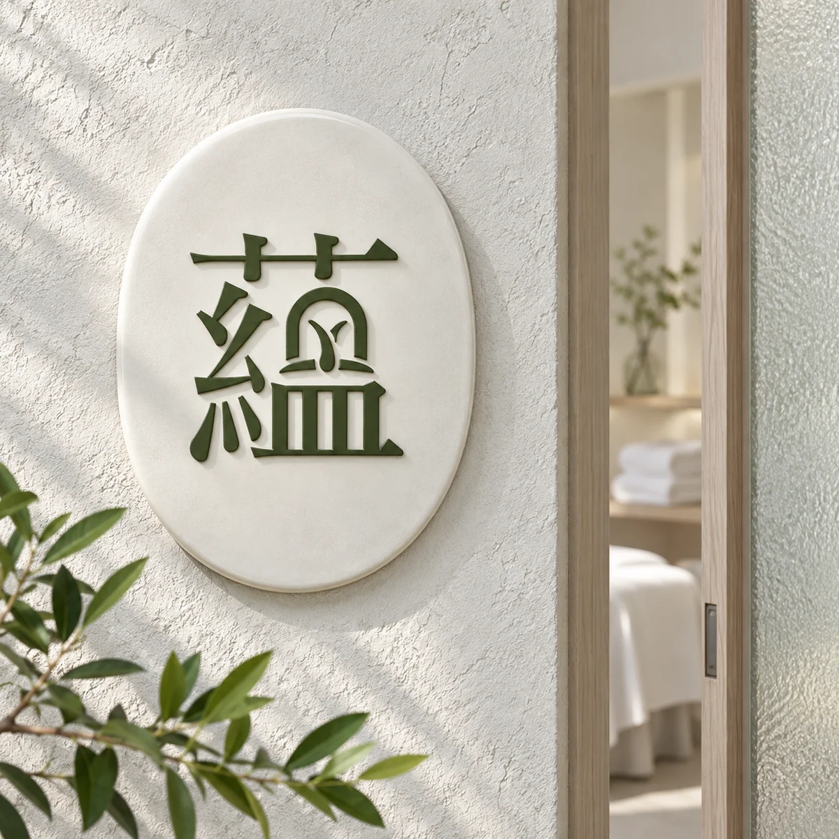 蘊 頭皮 SPA 品牌識別|識別應用示意